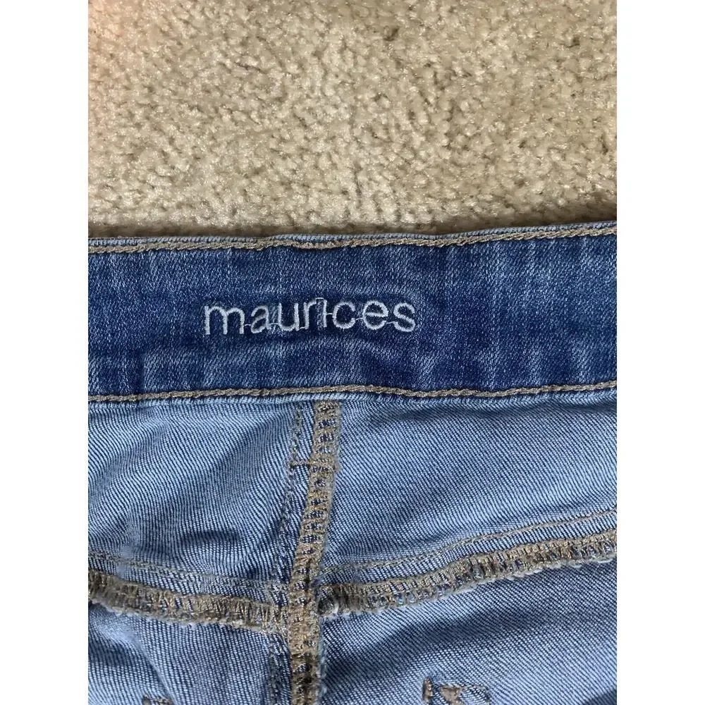 Maurices Women's Size Medium Jeans Skinny Mid-Rise Stretch 118